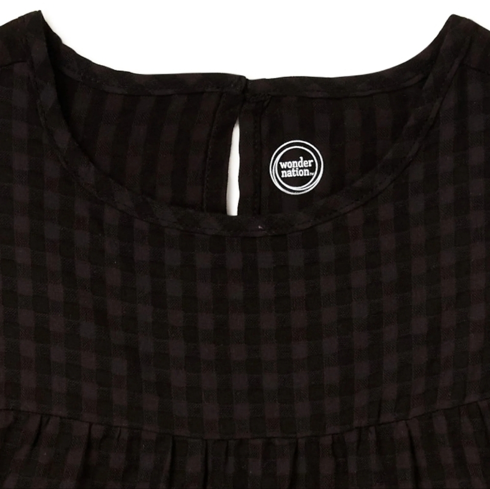 New! Wonder Nation Girls' Tiered Top - Picture 3 of 3